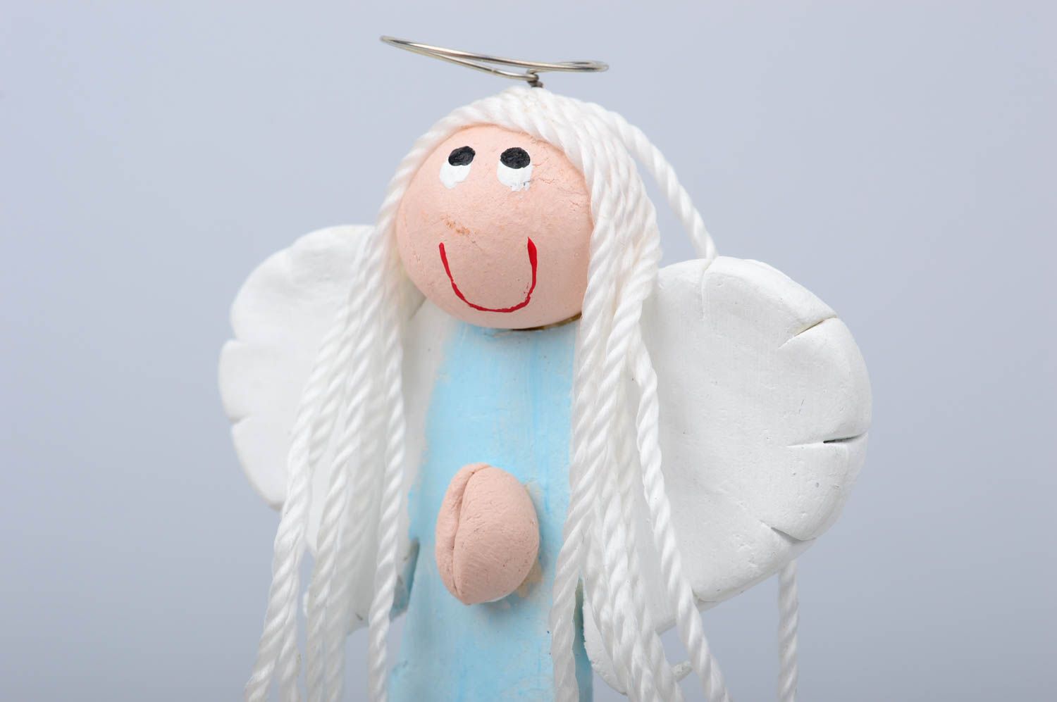 Handmade fridge magnet interior toy angel doll home decor decorative use only photo 5