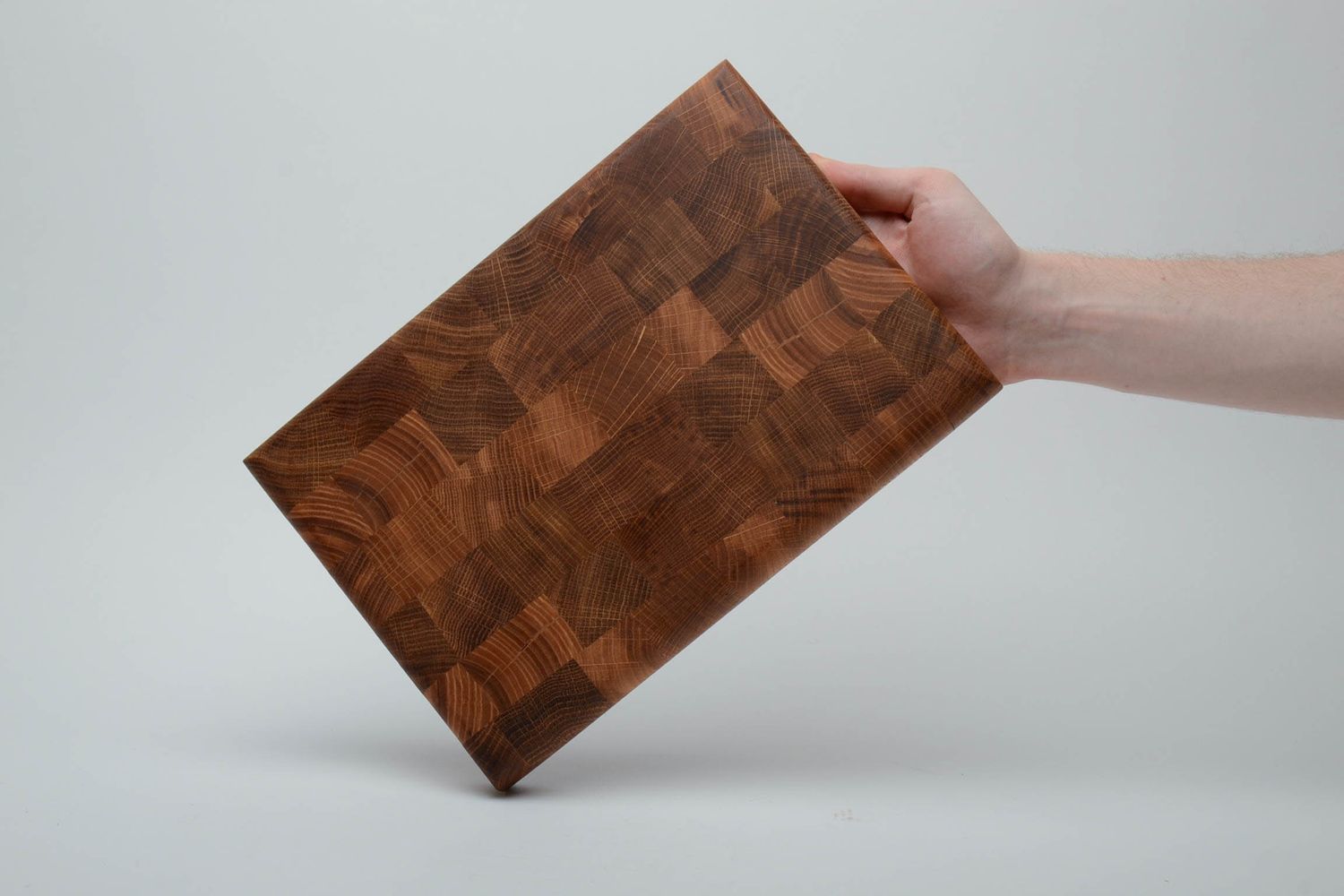 Tagliere in legno di quercia fatto a mano utensili da cucina accessori cucina foto 5