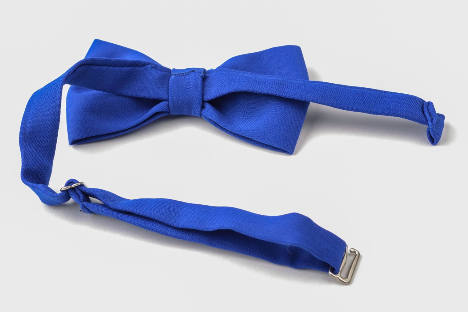 Синий галстук-бабочка фото 5