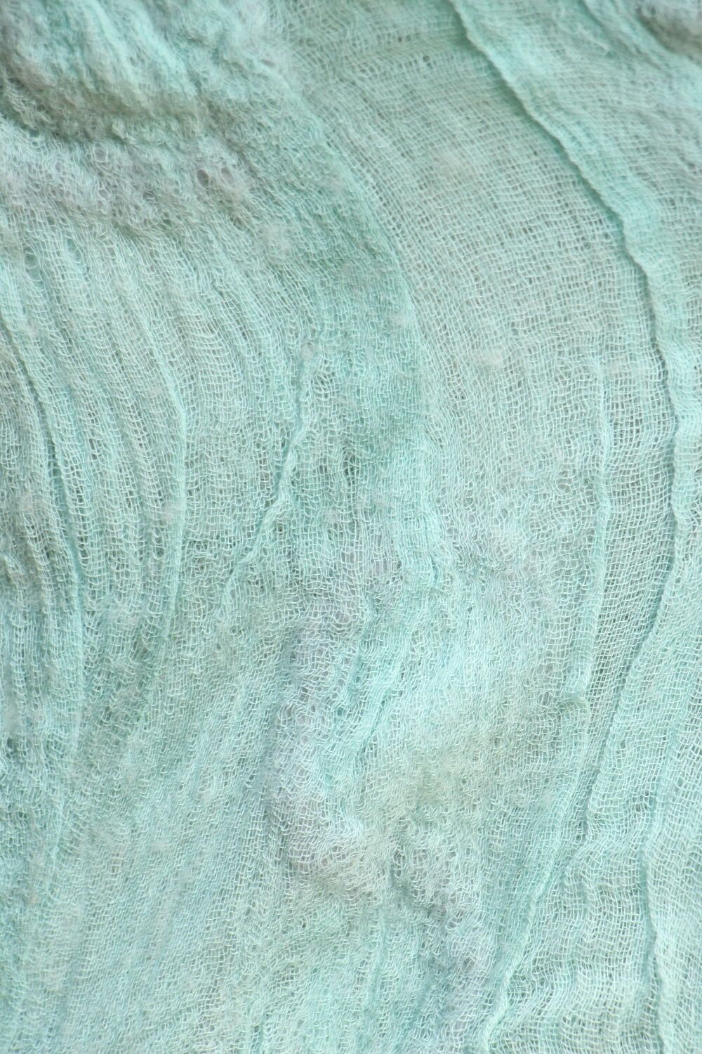 Gewalkter Sommer-Mantel aus Baumwolle foto 5