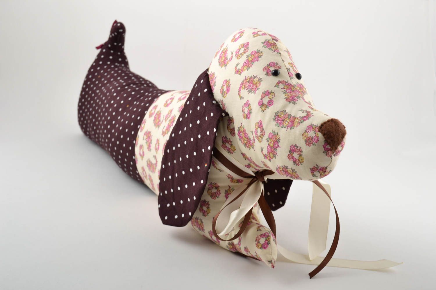 Handmade Kopfkissen Stofftier Hund Geschenkidee für Kinder  foto 2