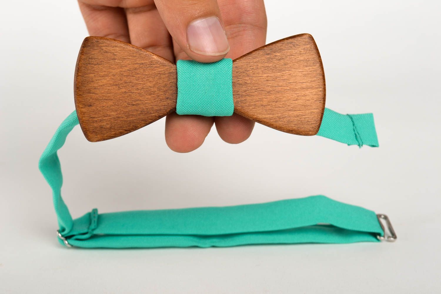 Handmade Designer Accessoire Fliege aus Holz Krawatte Fliege einzigartig foto 5