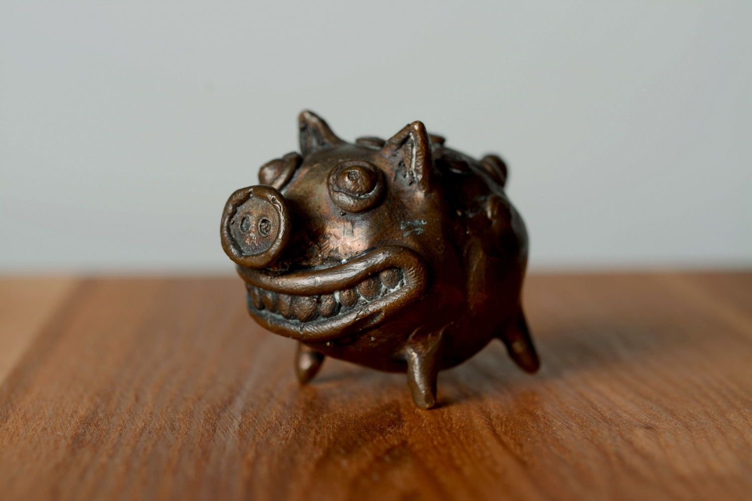 Figurine en bronze Cochon photo 5