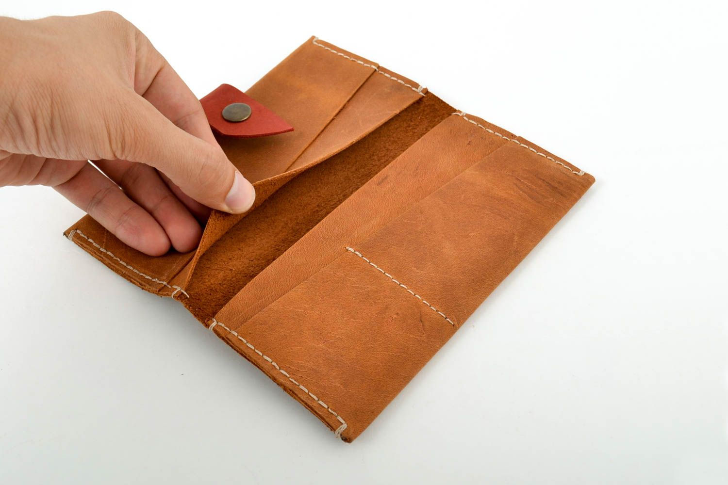 Womens wallet handmade leather good ladies wallet designer accessories photo 4
