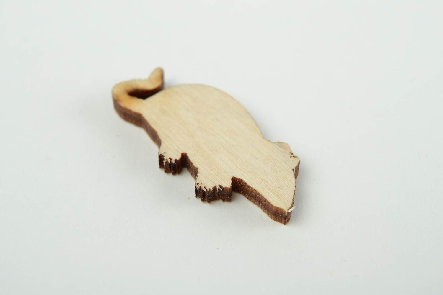 Handmade Holz Rohling Figur zum Bemalen Deko Element Miniatur Figur Maus foto 5