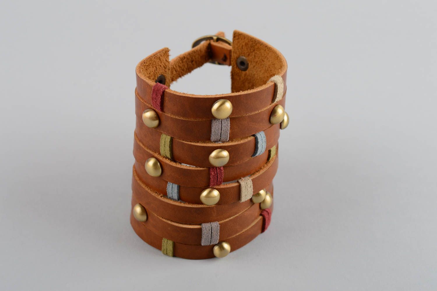 Leather jewelry handmade bracelet leather wrap bracelet unique jewelry photo 2