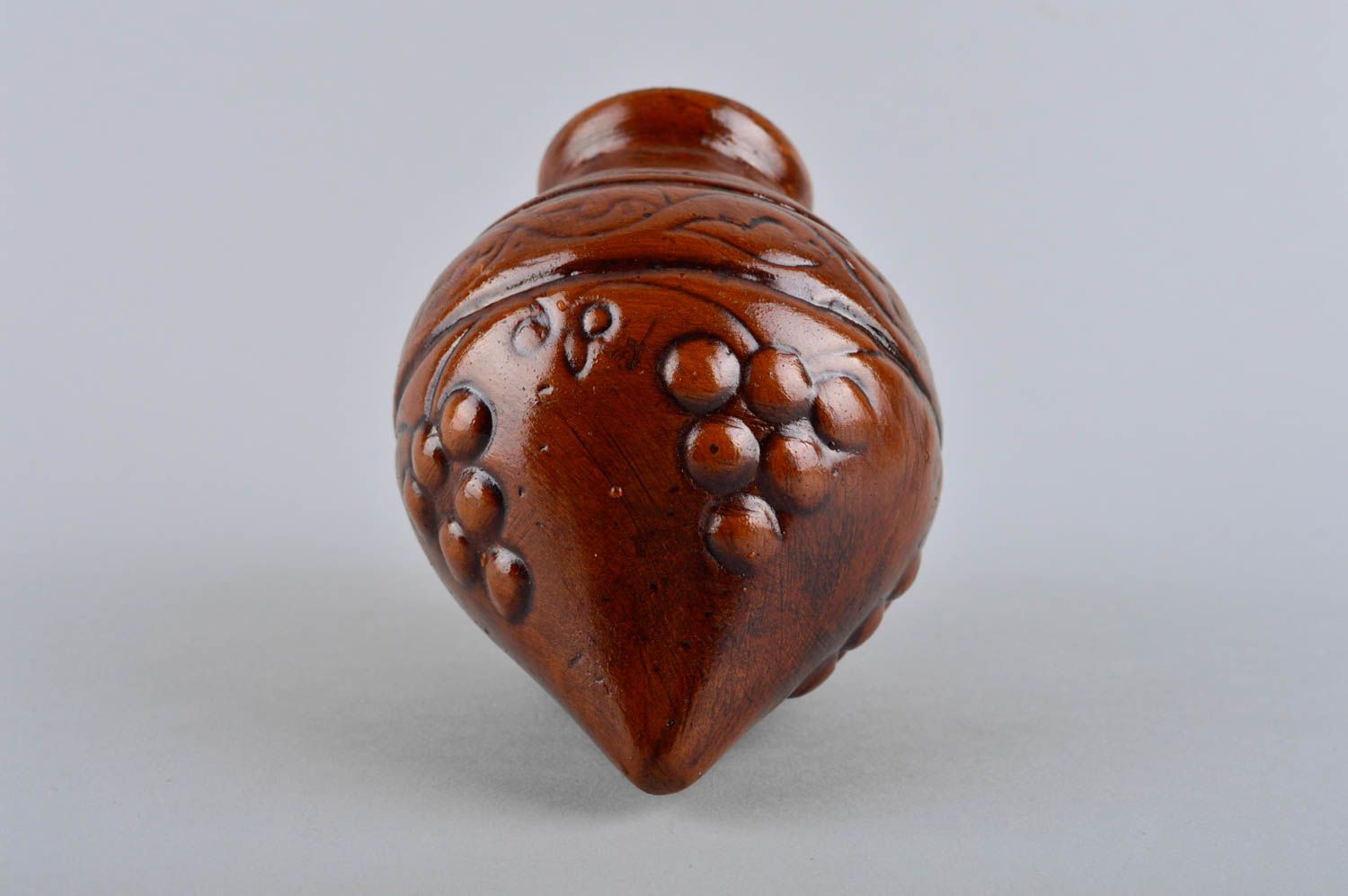 Jarro decorativo hecho a mano de arcilla vaso de cerámica vajilla original foto 5