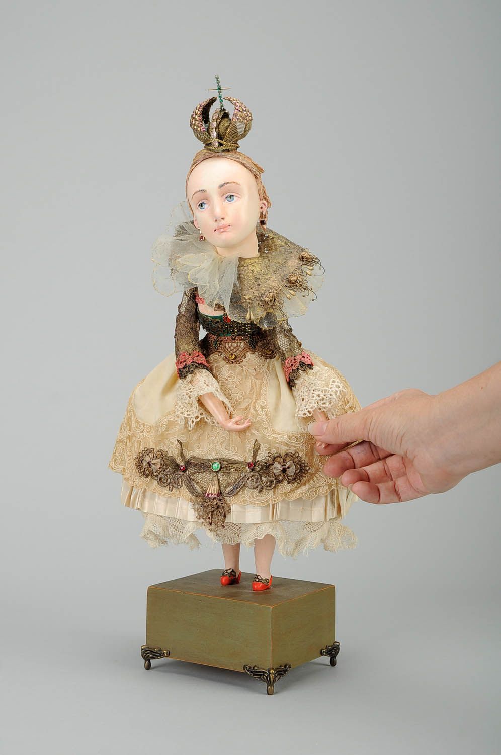 Designer's doll styled on antique Fi-Ks photo 2