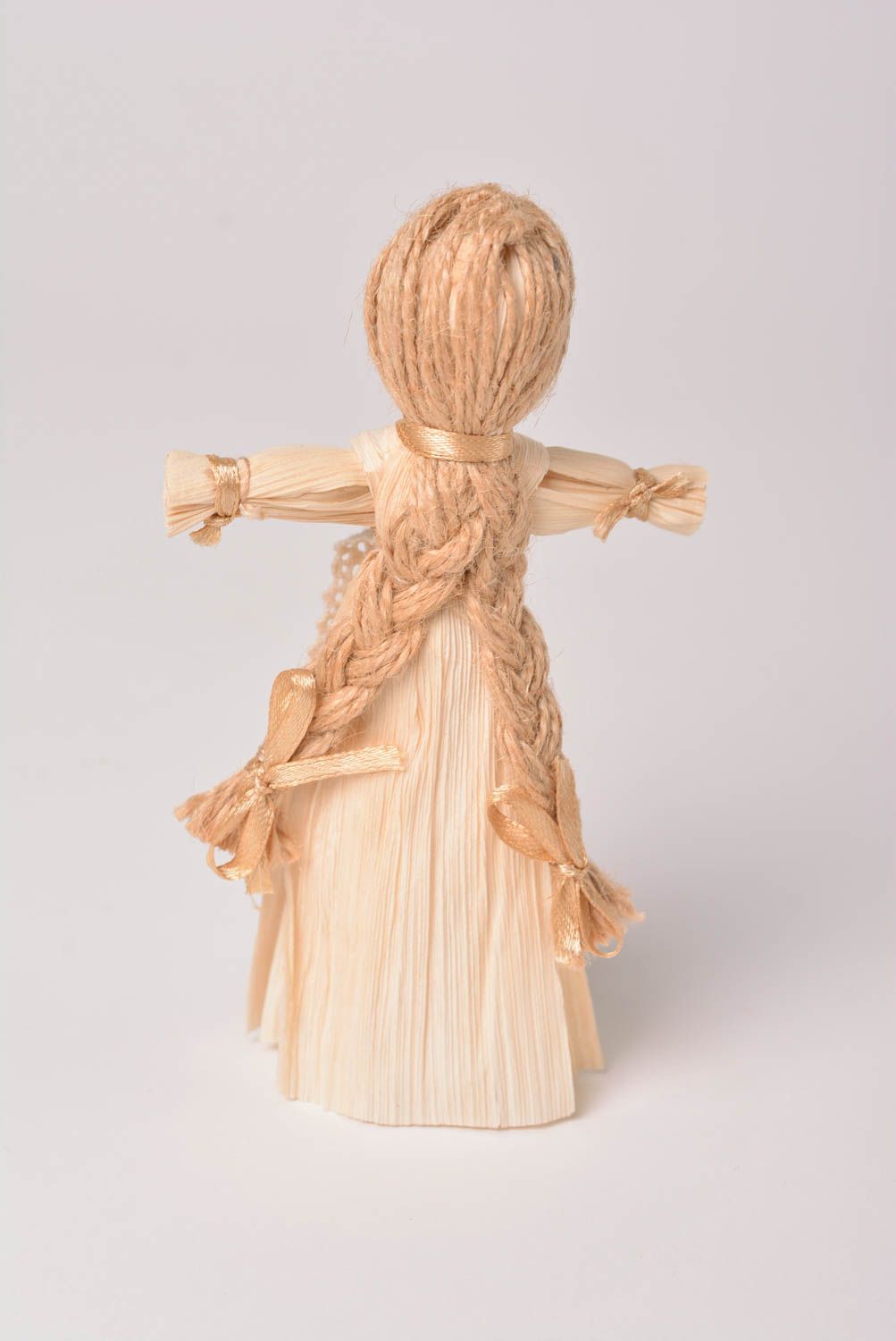 Игрушка из соломы хэнд мэйд славянский оберег кукла из соломы Панночка фото 5