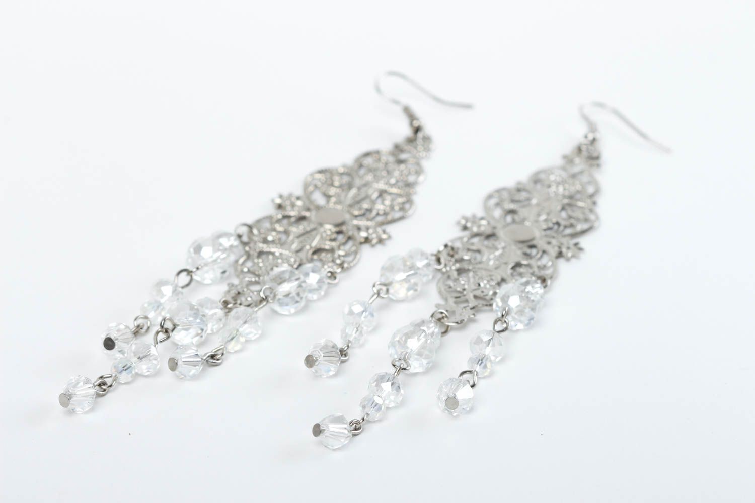 Handmade earrings designer earrings unusual gift crystal accessory gift for her photo 3