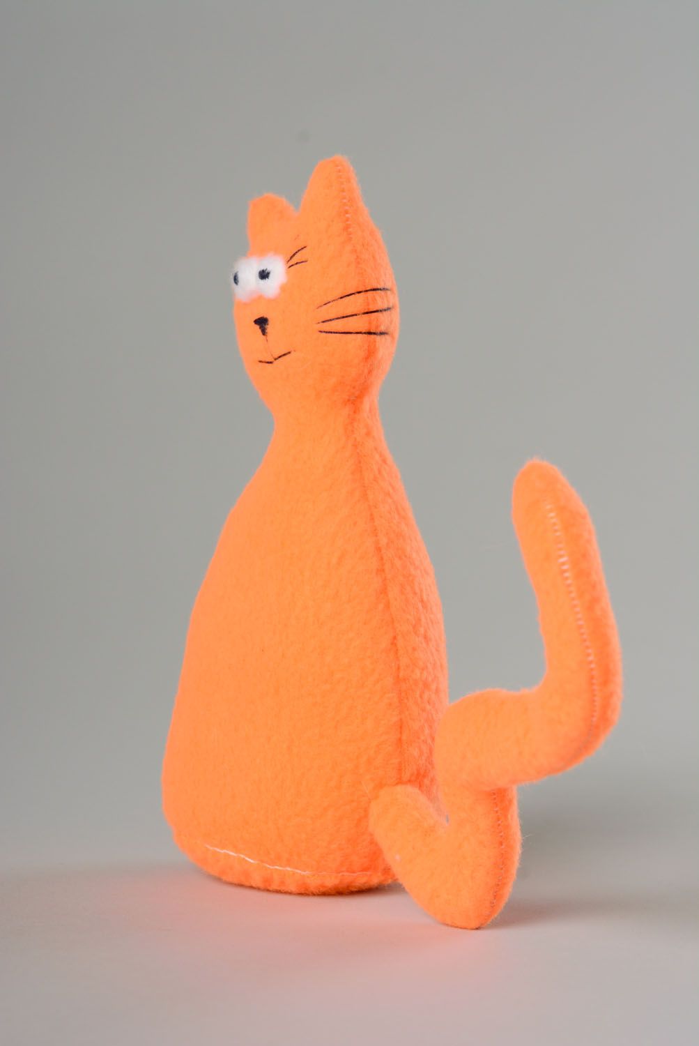 Brinquedo macio com aroma feito à mão Gato cor de laranja foto 3