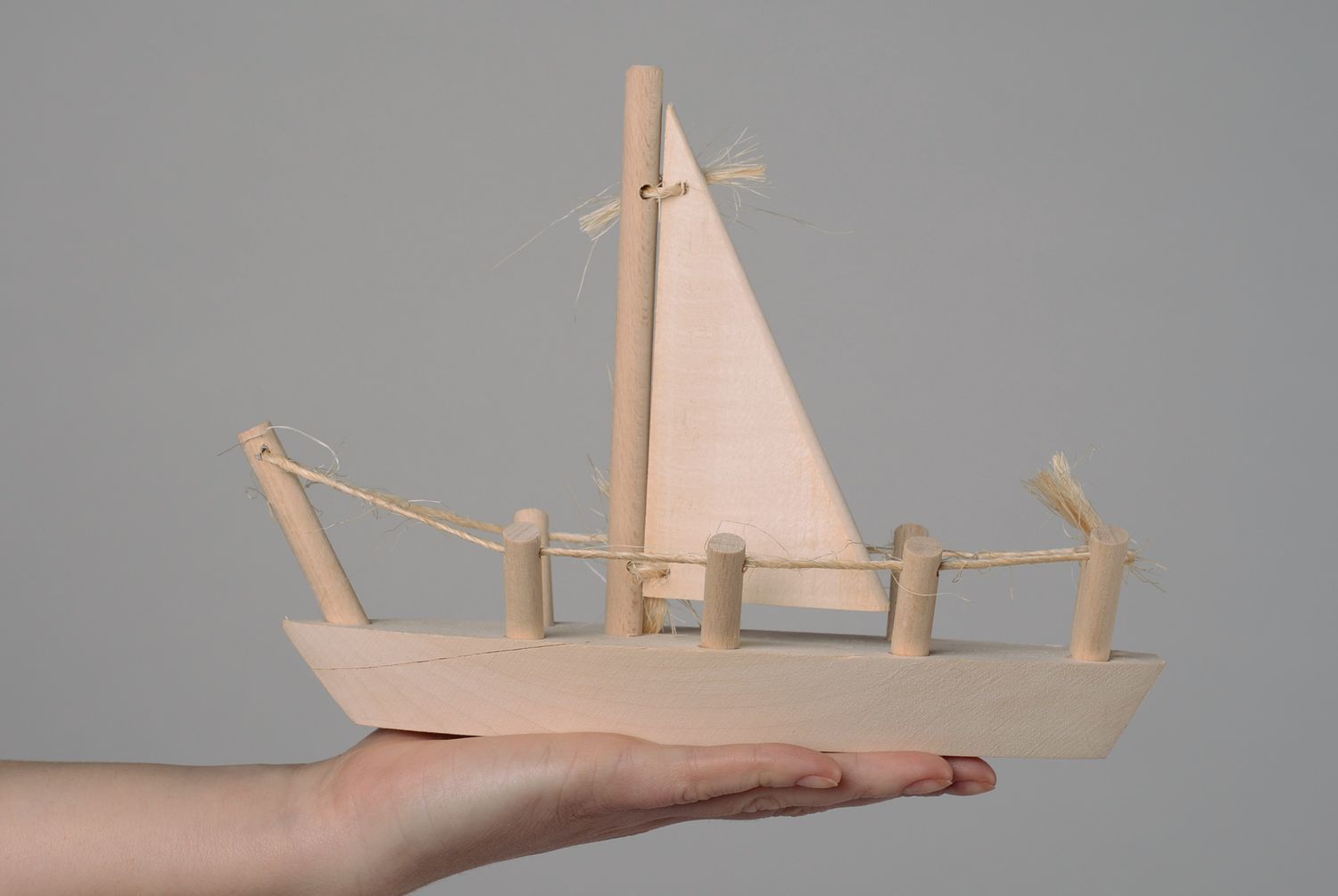 Wooden toy ship  photo 3