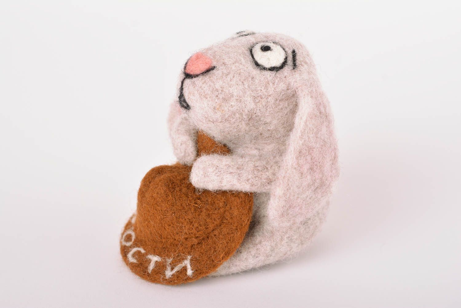 Handmade toy woolen toy for children unusual gift for baby designer toy photo 2