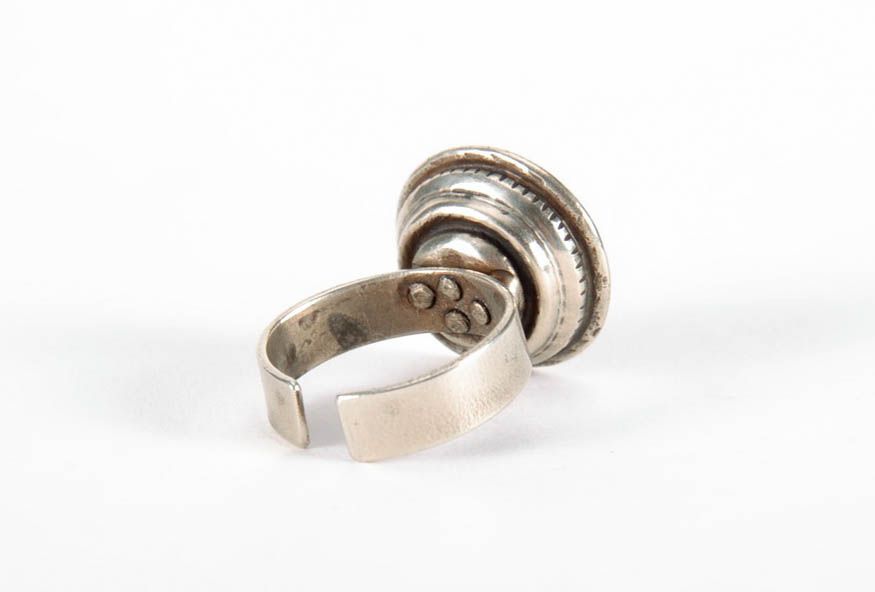 Ring aus Kupfernickel Ziselierung-Technik foto 3