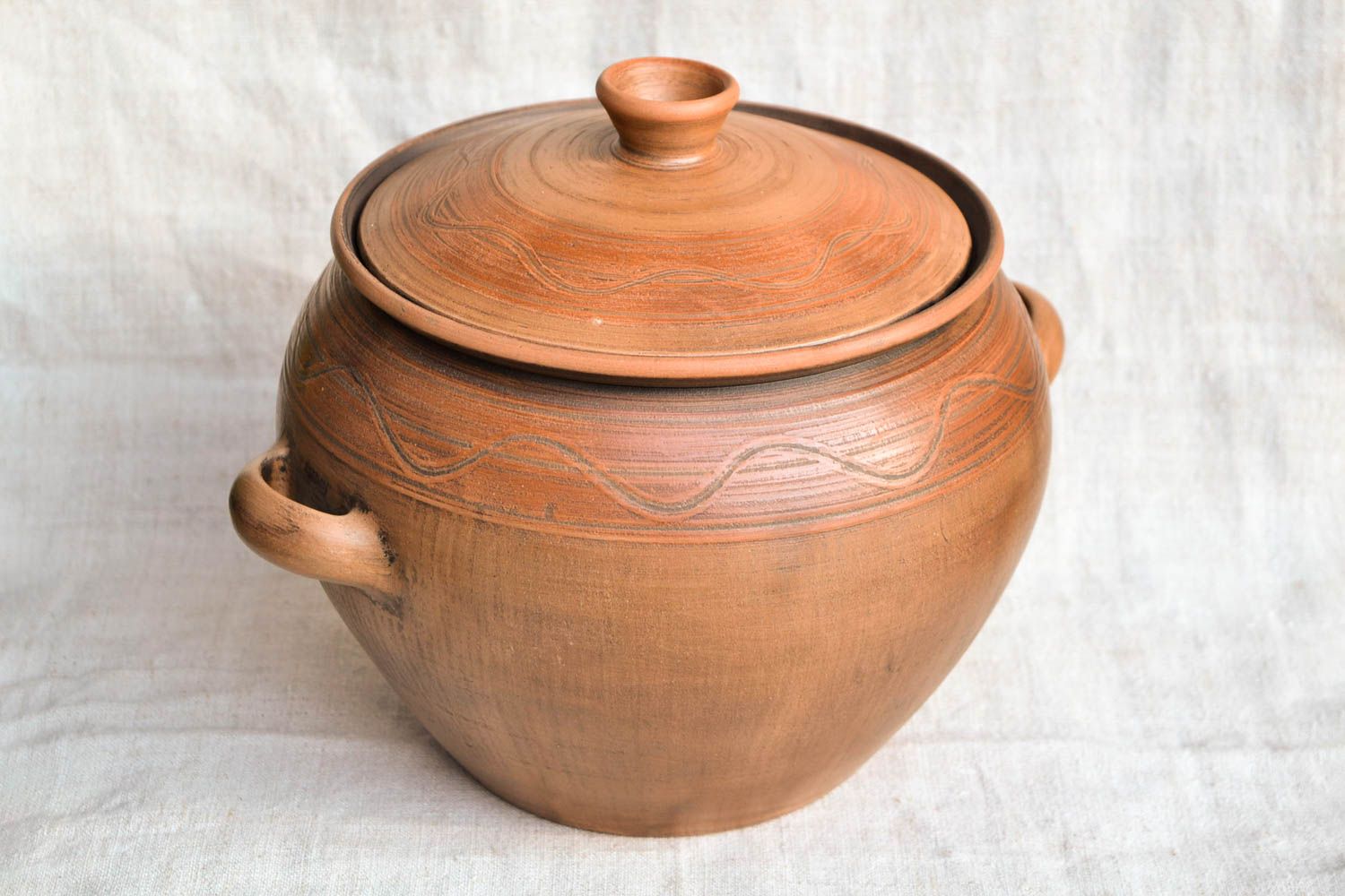 Vasija de barro hermosa hecha a mano cerámica artesanal regalo para mujer foto 4