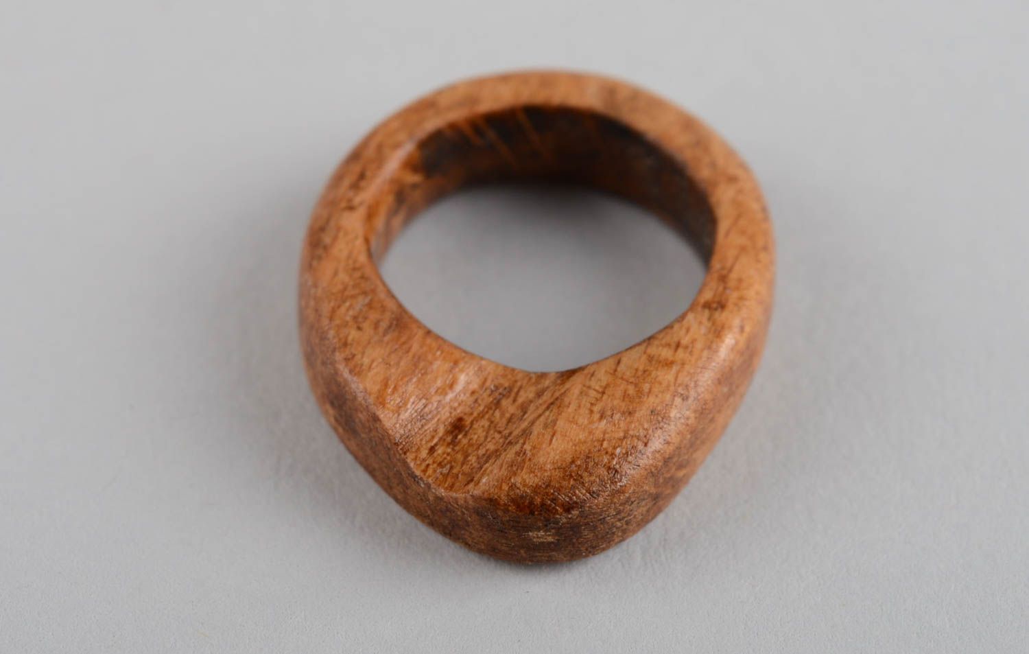 Unusual handmade wooden ring wood craft costume jewelry designs gifts for her photo 7