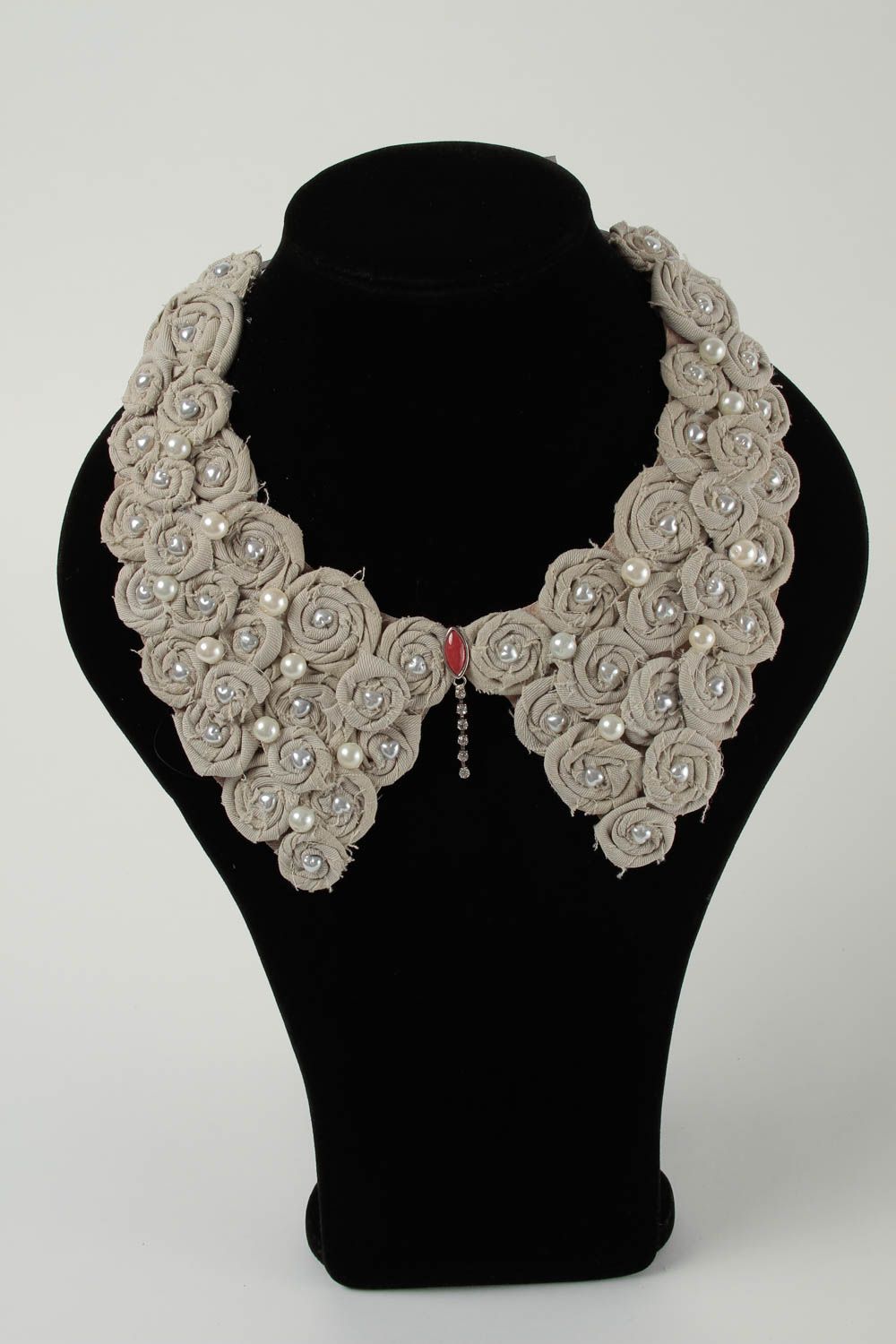 Damen Collier handgefertigt Schmuck Halskette Accessoire für Frauen ausgefallen foto 1