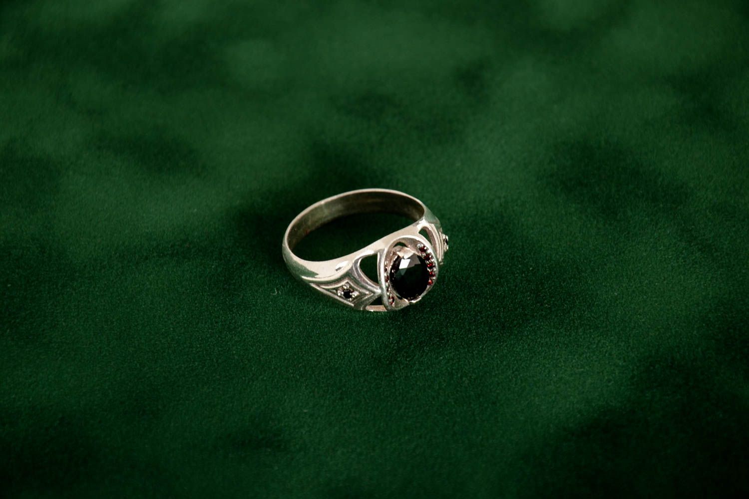 Designer Accessoires Herrenring Silber Schmuck Ring handmade Modeschmuck ring foto 1