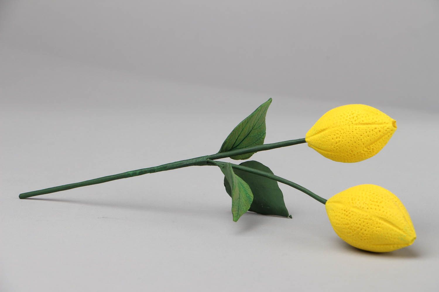 Branche de citron décorative faite main photo 3