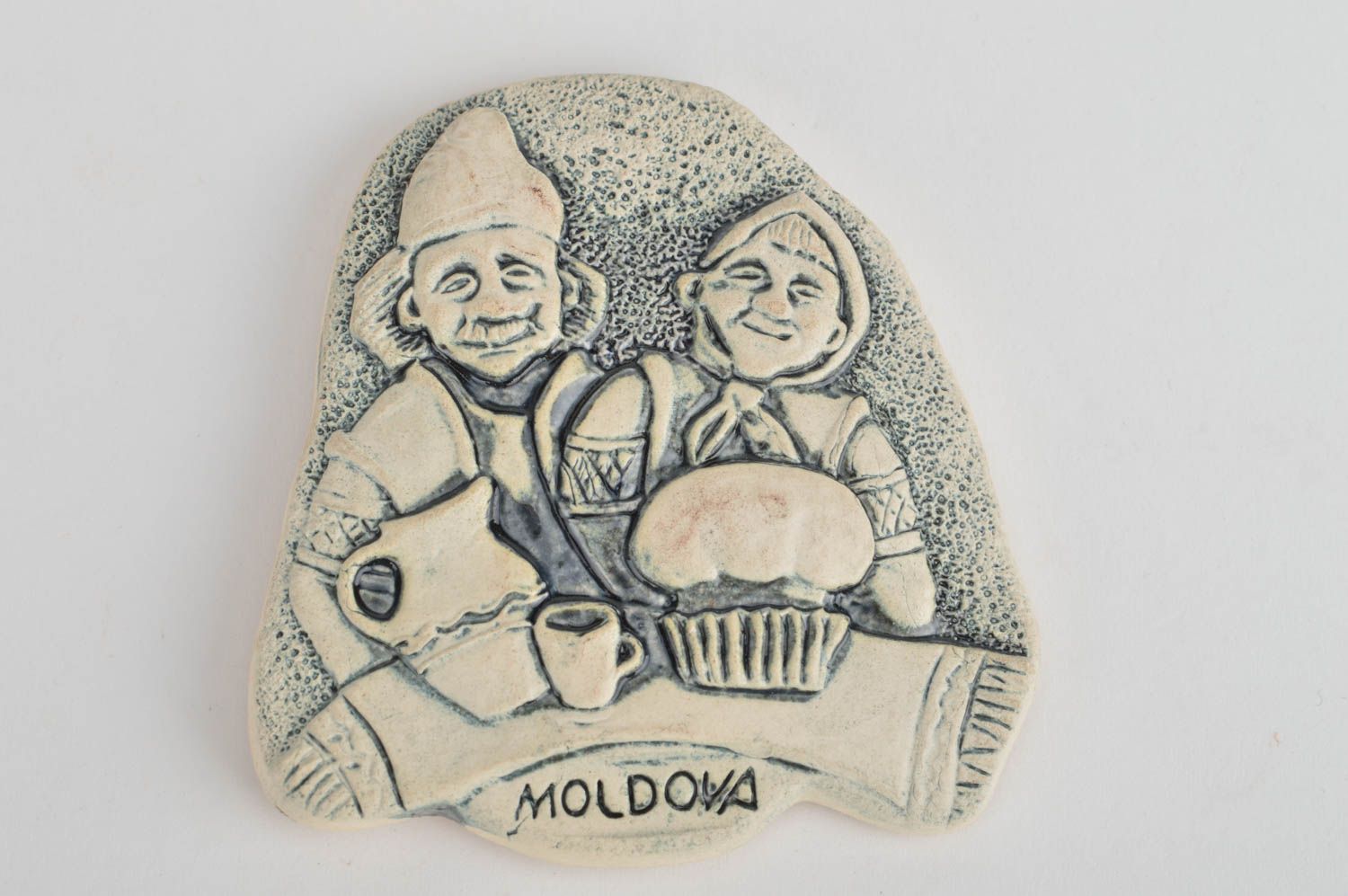 Handmade ceramic fridge magnet clay souvenir decorative ideas for kitchen photo 2