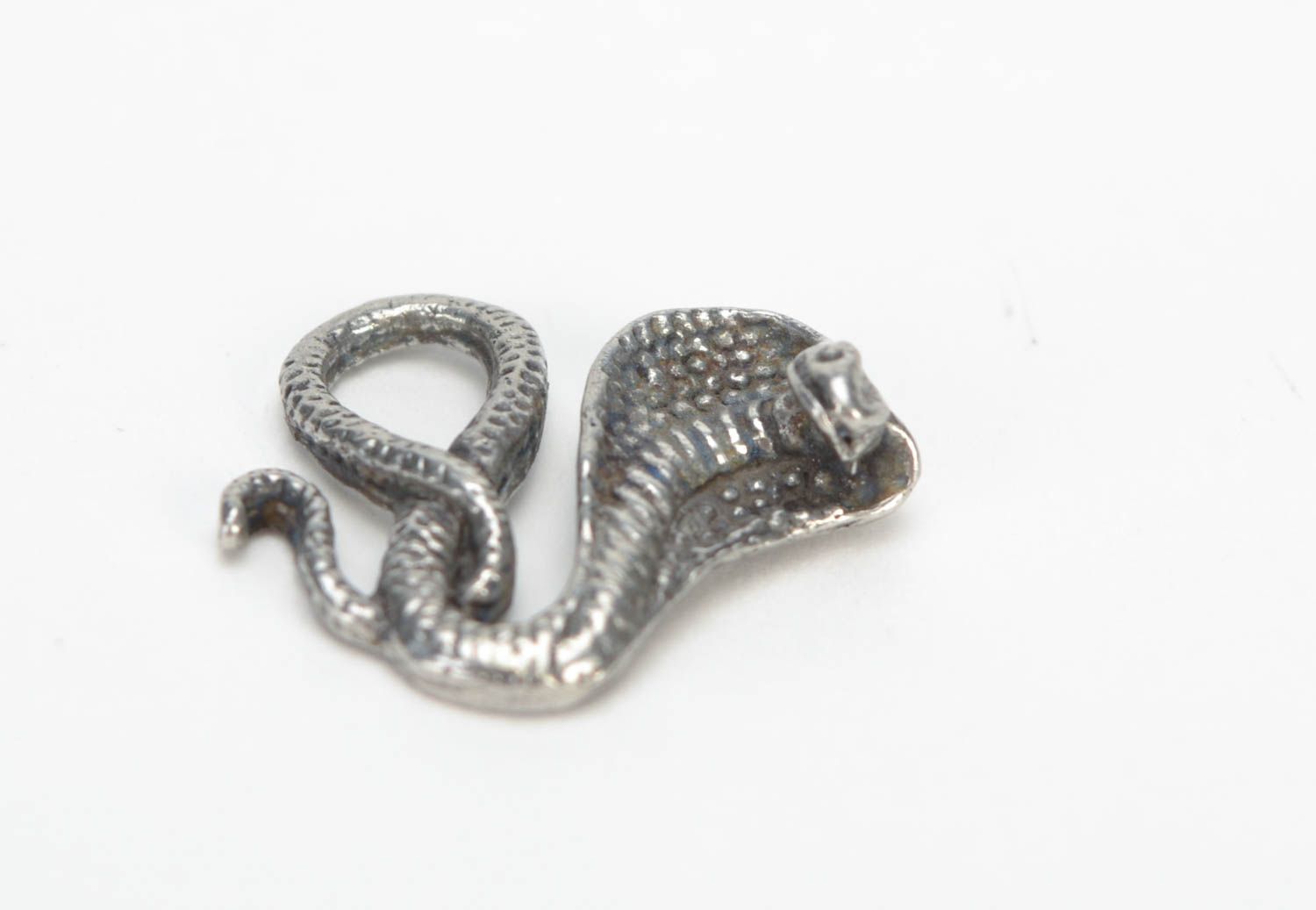 Beautiful metal craft blank pendant in the shape of snake jewelry making ideas photo 2