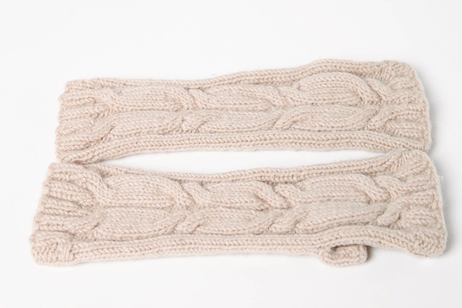 Handmade knitted mittens winter mittens winter accessories stylish mittens photo 8