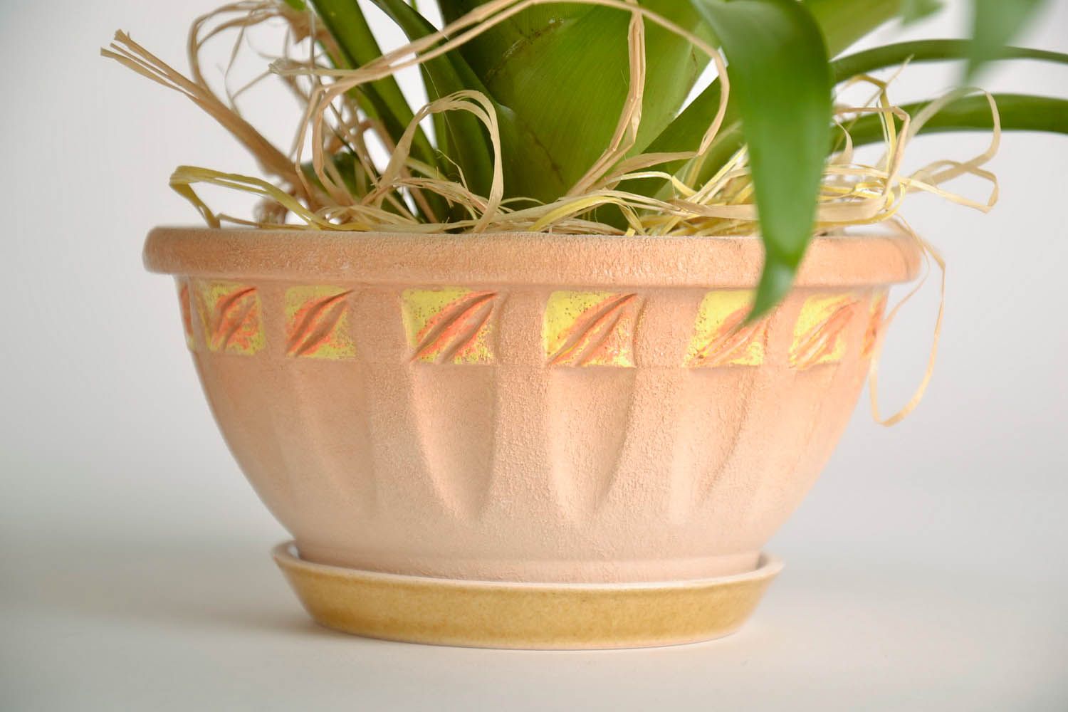 Vaso fatto a mano vaso per fiori in ceramica attrezzi per giardinaggio
 foto 1