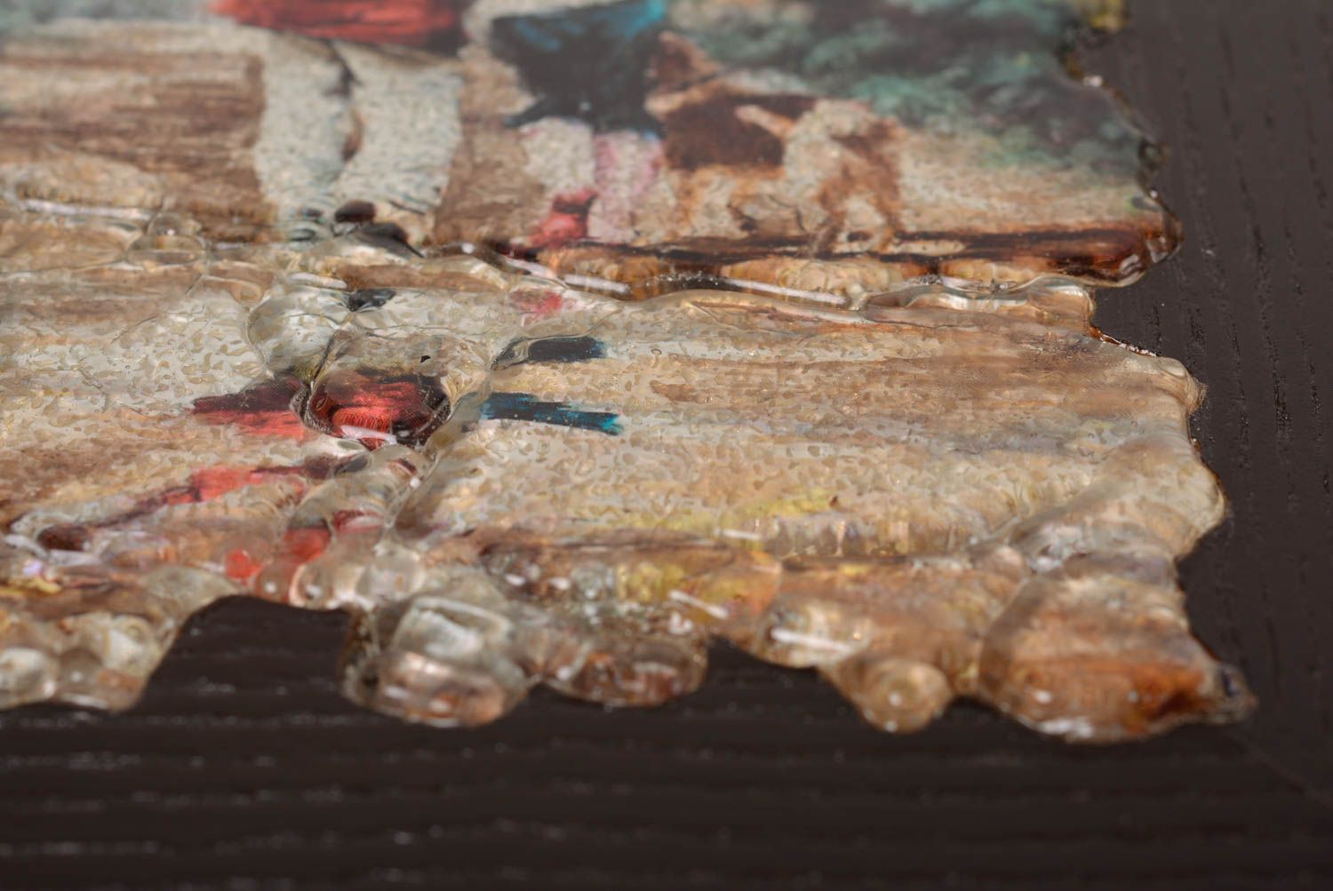 Handmade designer wood panel beautiful interior picture decorative use only photo 4