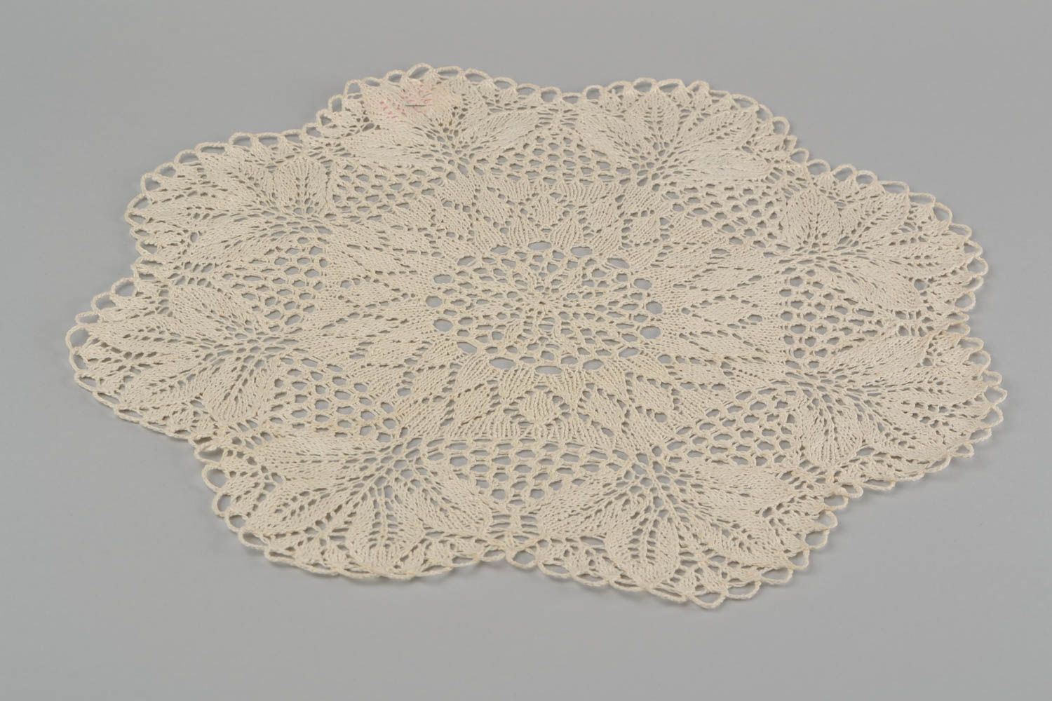 Openwork napkin handmade knitted napkin for coffee table interior ideas photo 5