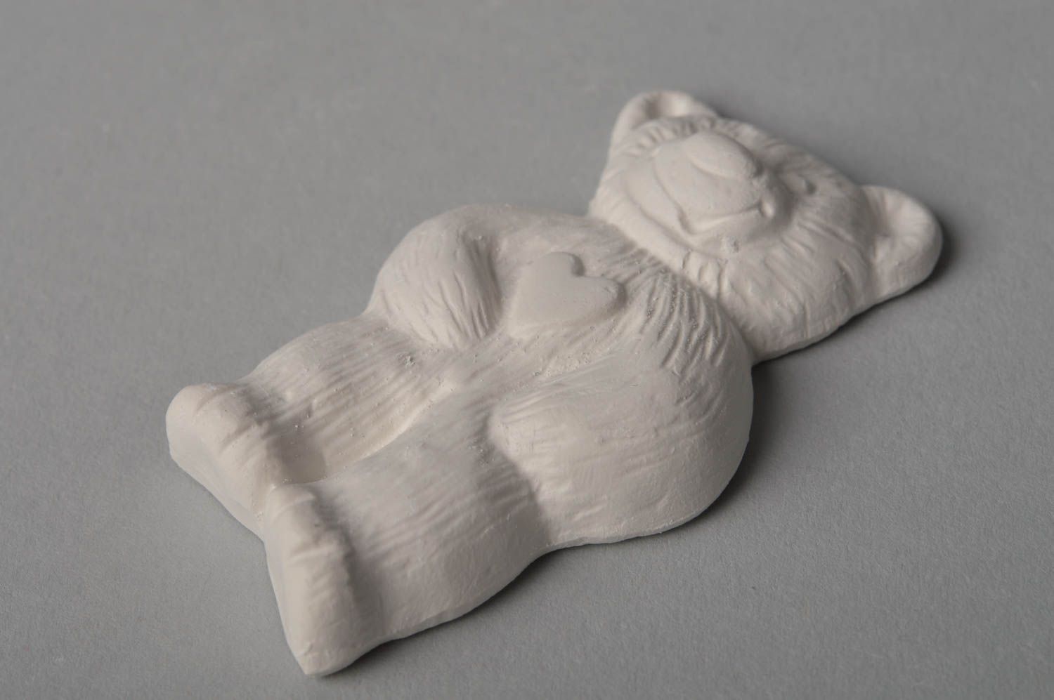Figurine ours faite main Figurine en plâtre originale Loisirs créatifs photo 5
