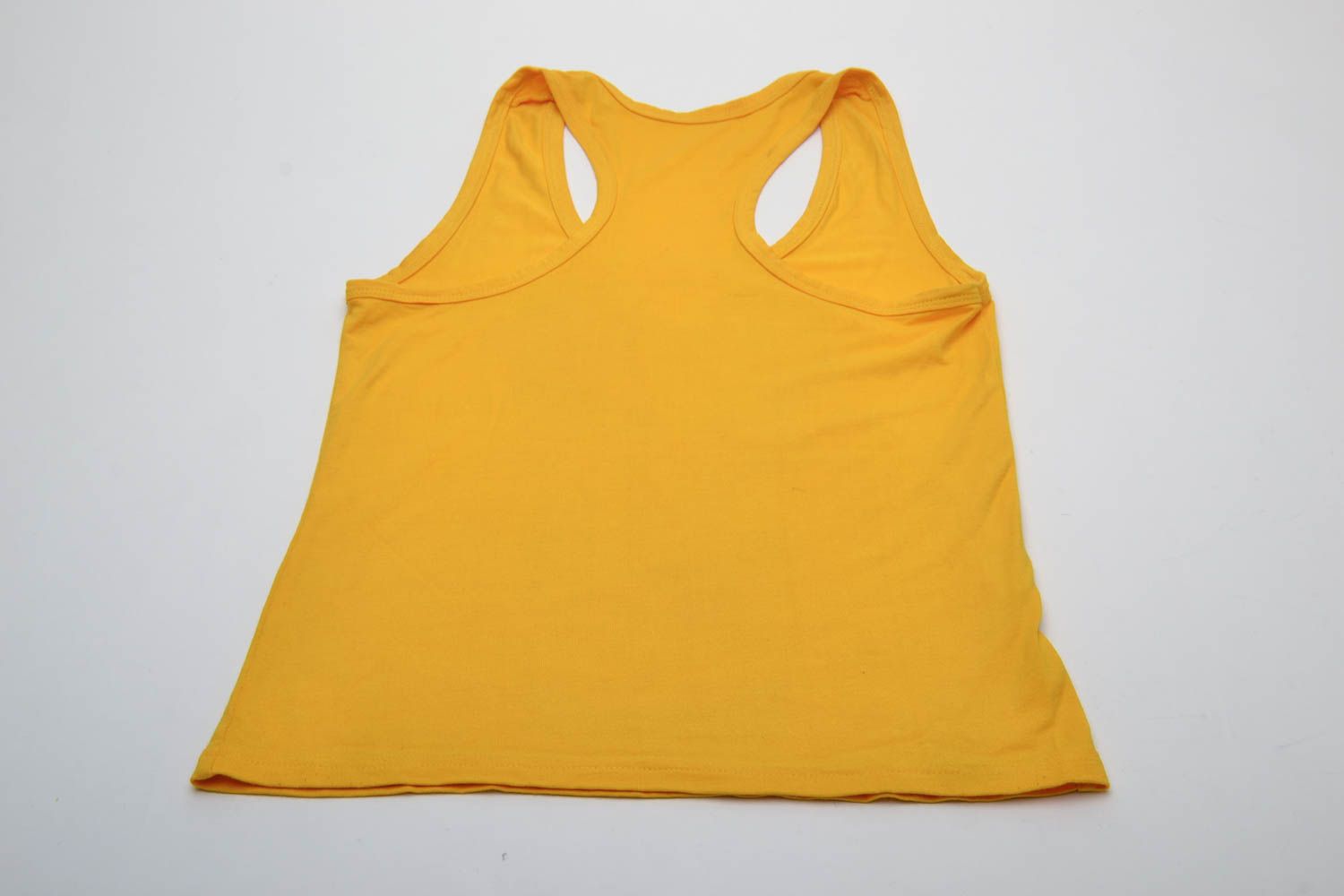 Yellow women's T-shirt with Petrikivka painting photo 4