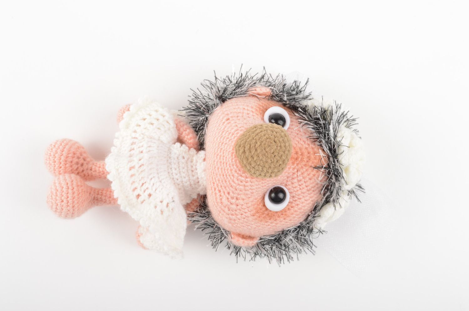 Handmade beautiful soft toy designer crocheted toy unusual toy for kids photo 3