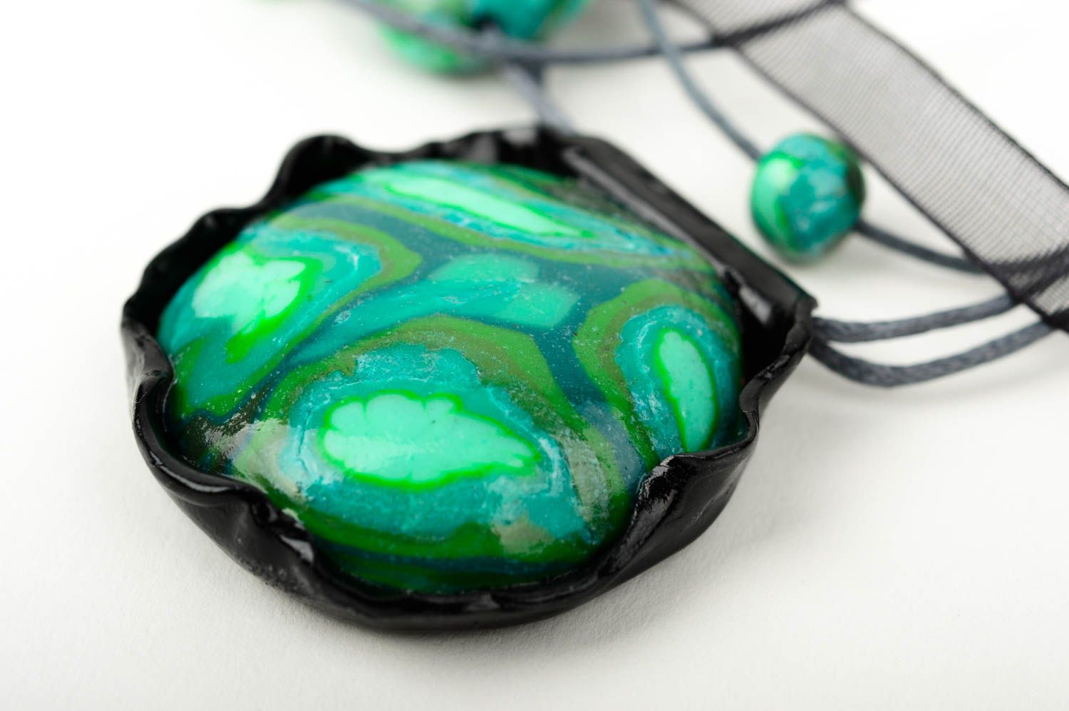 Handmade jewelry polymer clay charm necklace fashion necklaces for women photo 5