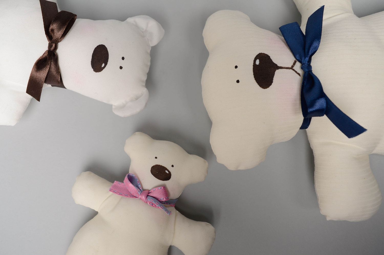 Handmade soft fabric toy Polar Bear photo 2