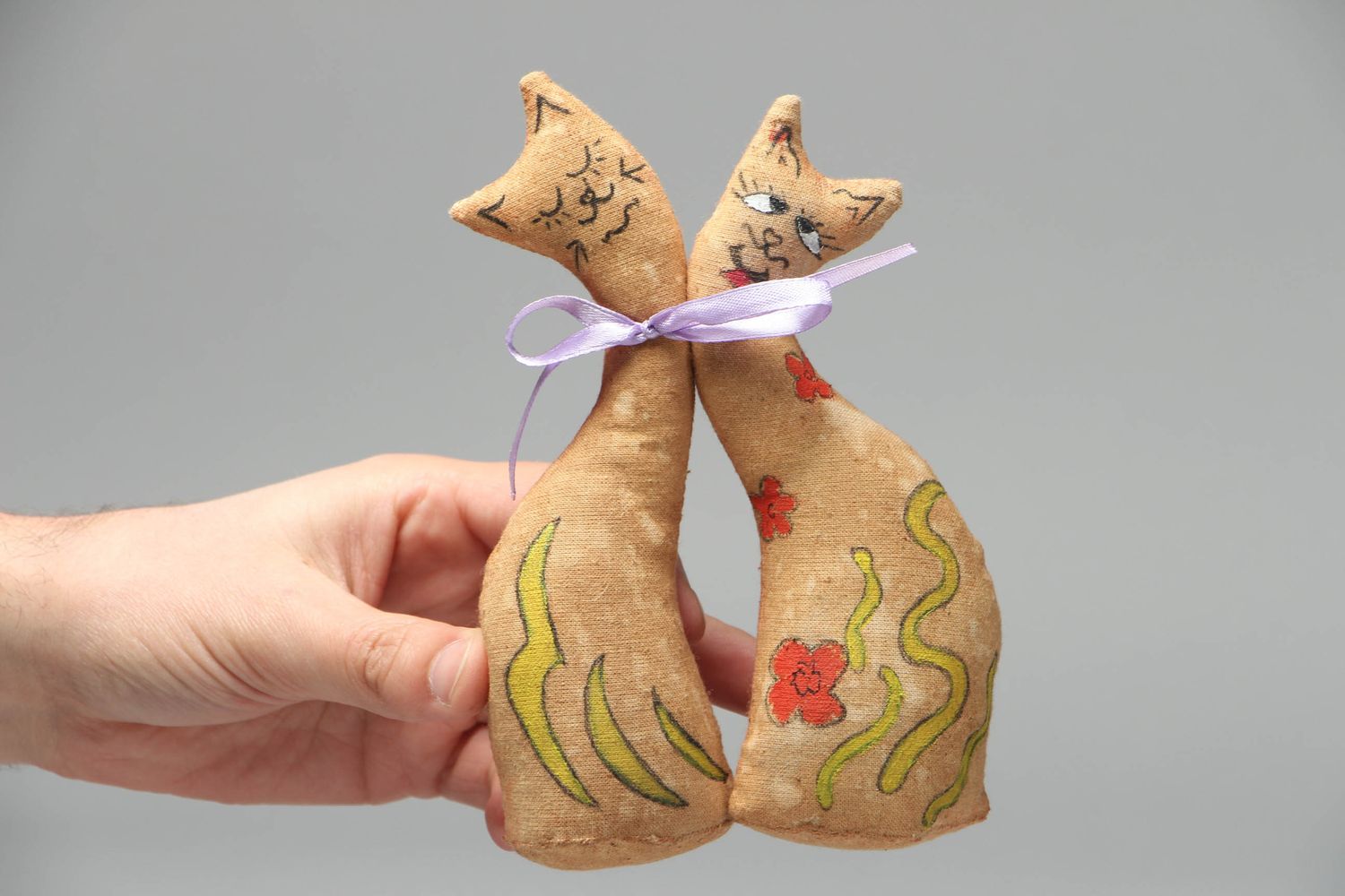 Soft toy made of natural materials with fragrant soaking photo 4