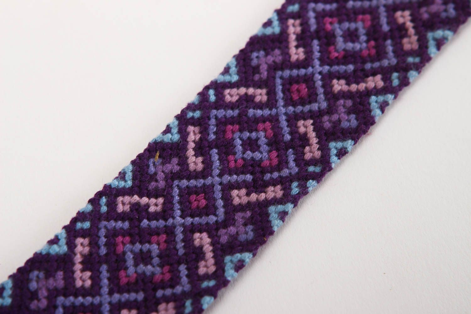 Armband Frauen handmade Schmuck für Frauen ethnisches Armband Schmuck violett foto 3
