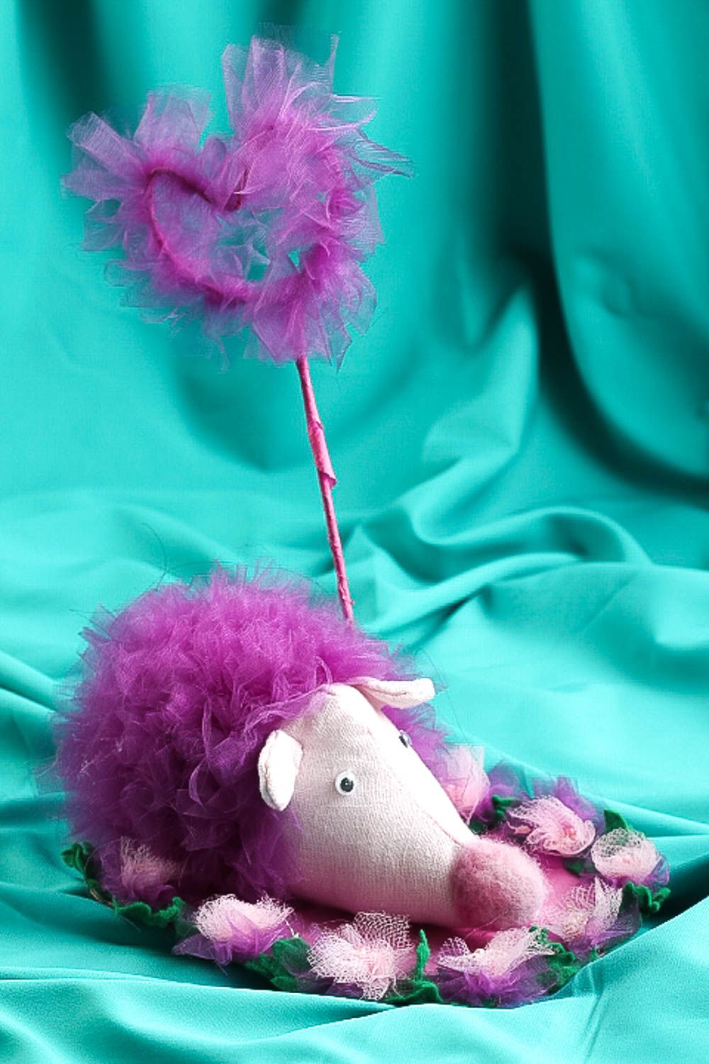 Handmade Nähen Nadelkissen Zubehör zum Nähen Geschenk für Frauen grell violett foto 1