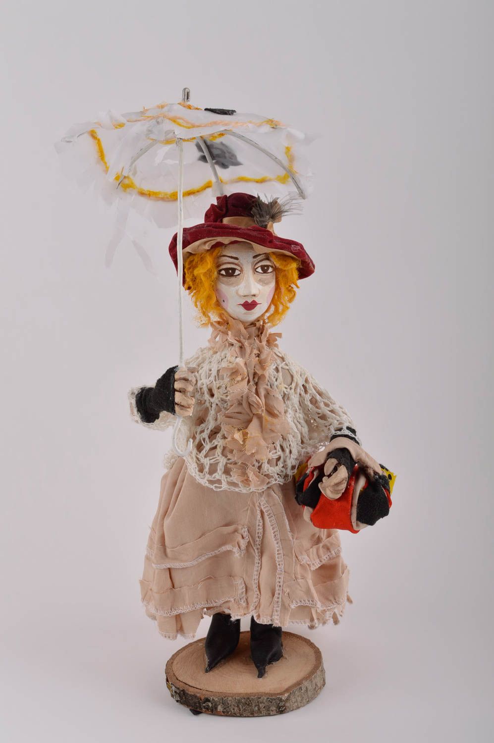 Кукла ручной работы кукла для интерьера декоративная кукла дизайнерская фото 2