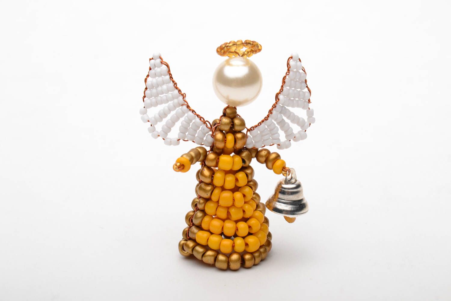 Figura de abalorios con forma de angelito foto 3