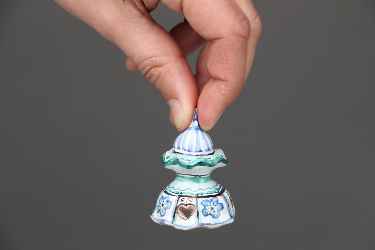 Petite clochette décorative artisanale faite main photo 4
