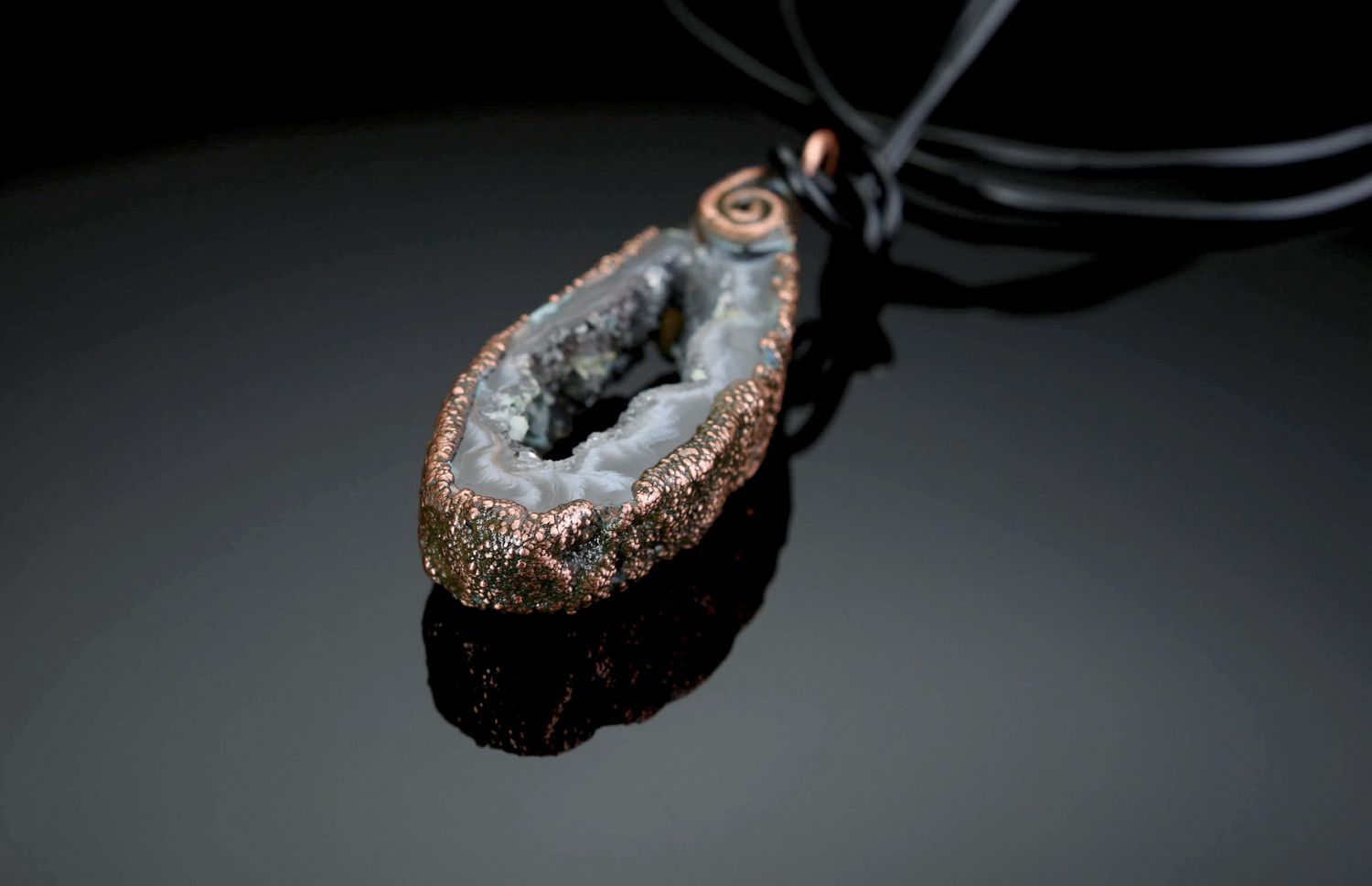 Pendant with agate Rift photo 5