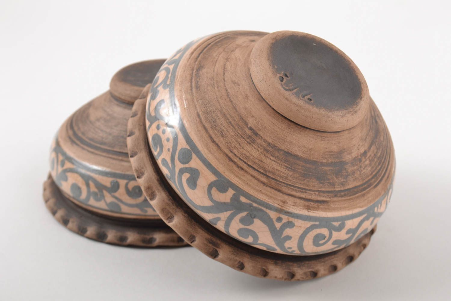Handgemachte kleine Schüsseln Schüssel Set Keramik Schüssel für Gerichte foto 3