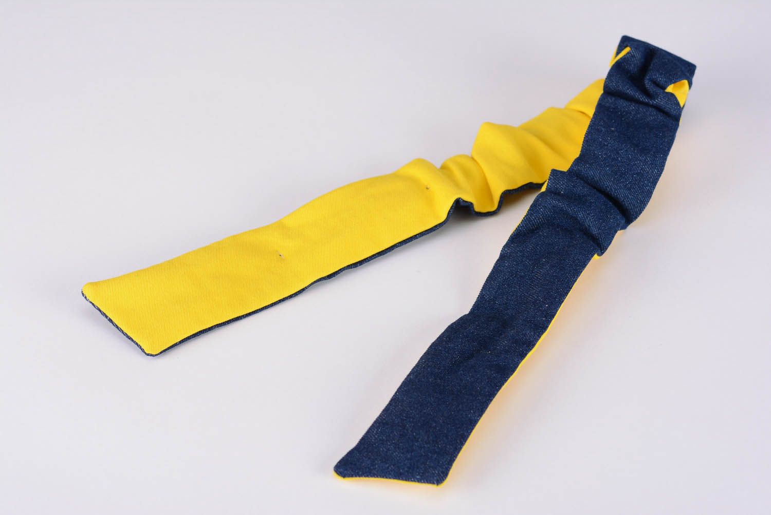 Headband Yellow and Blue photo 4
