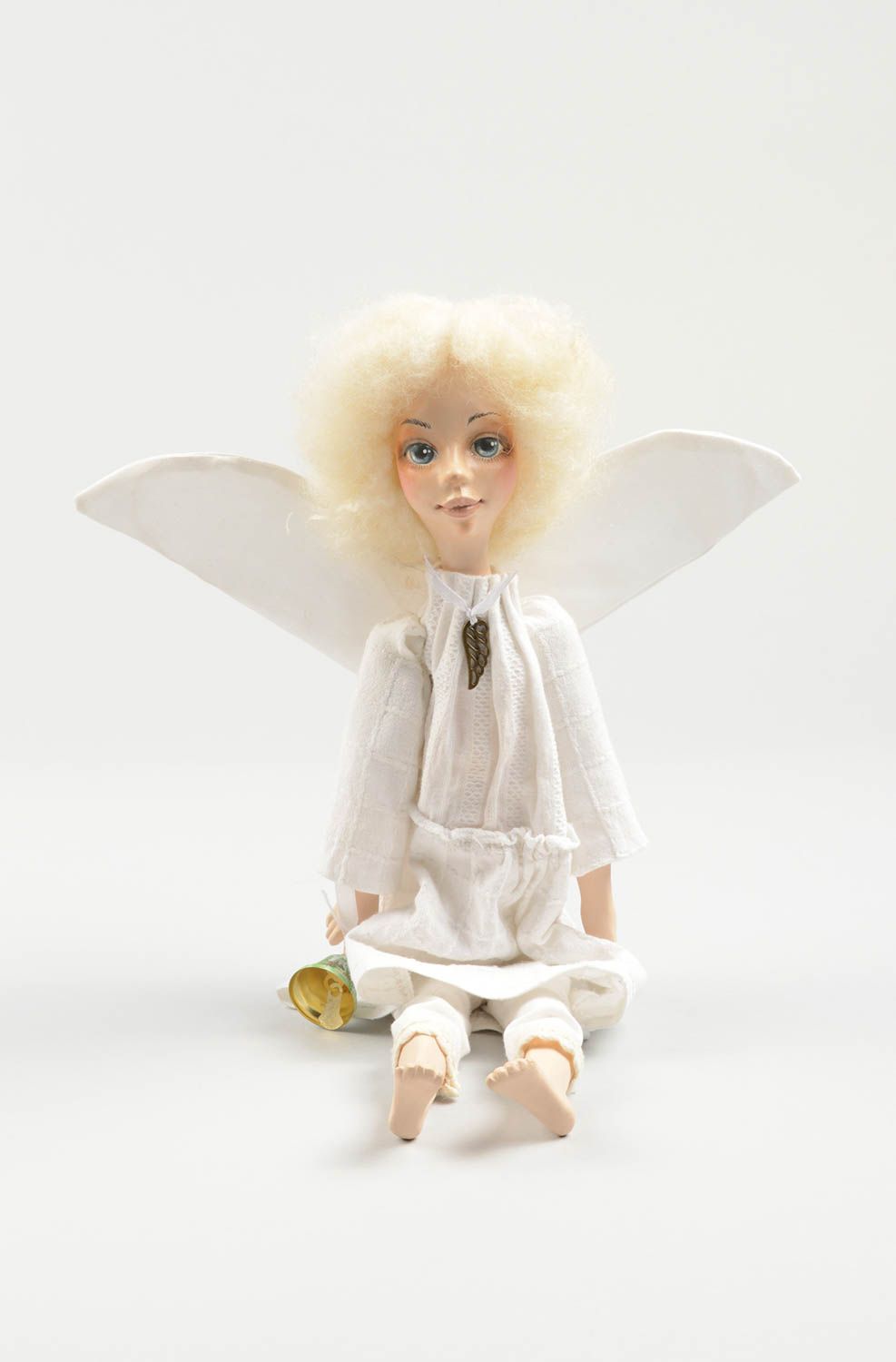 Handmade home decoration  decorative angel pendant interior design fabric toy  photo 1