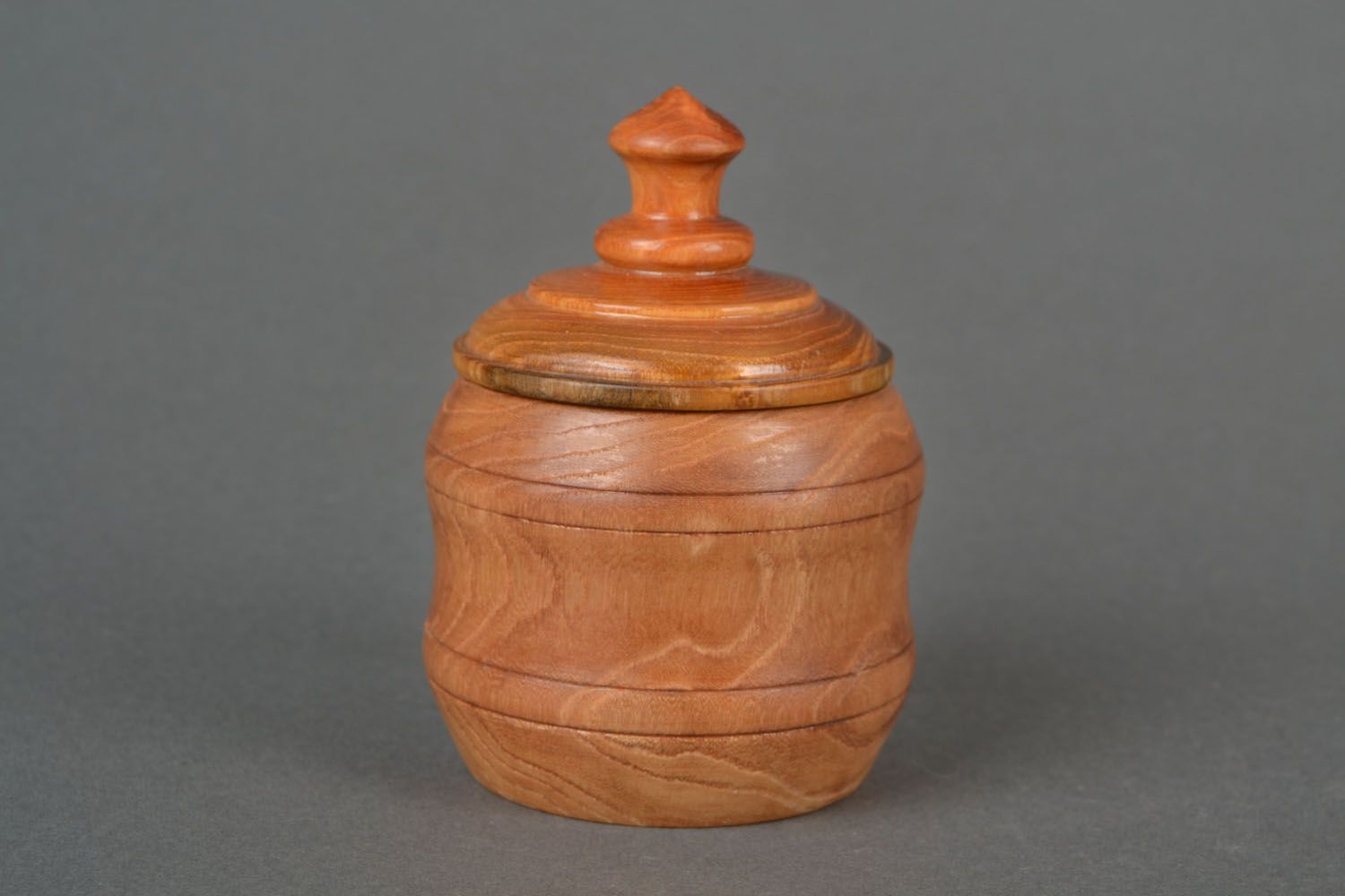 Wooden carved candy bowl photo 4