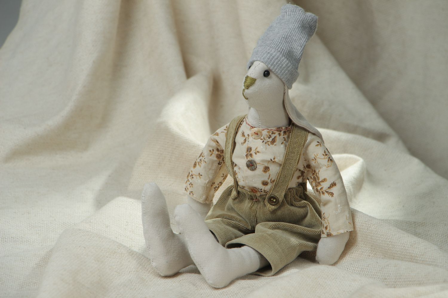 Muñeco de tela de orejas largas foto 5