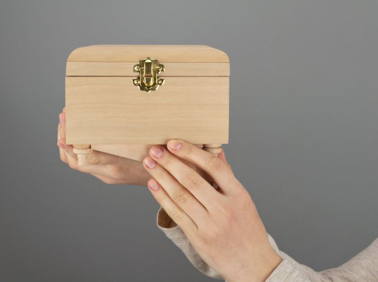 Caja de madera para creatividad foto 2