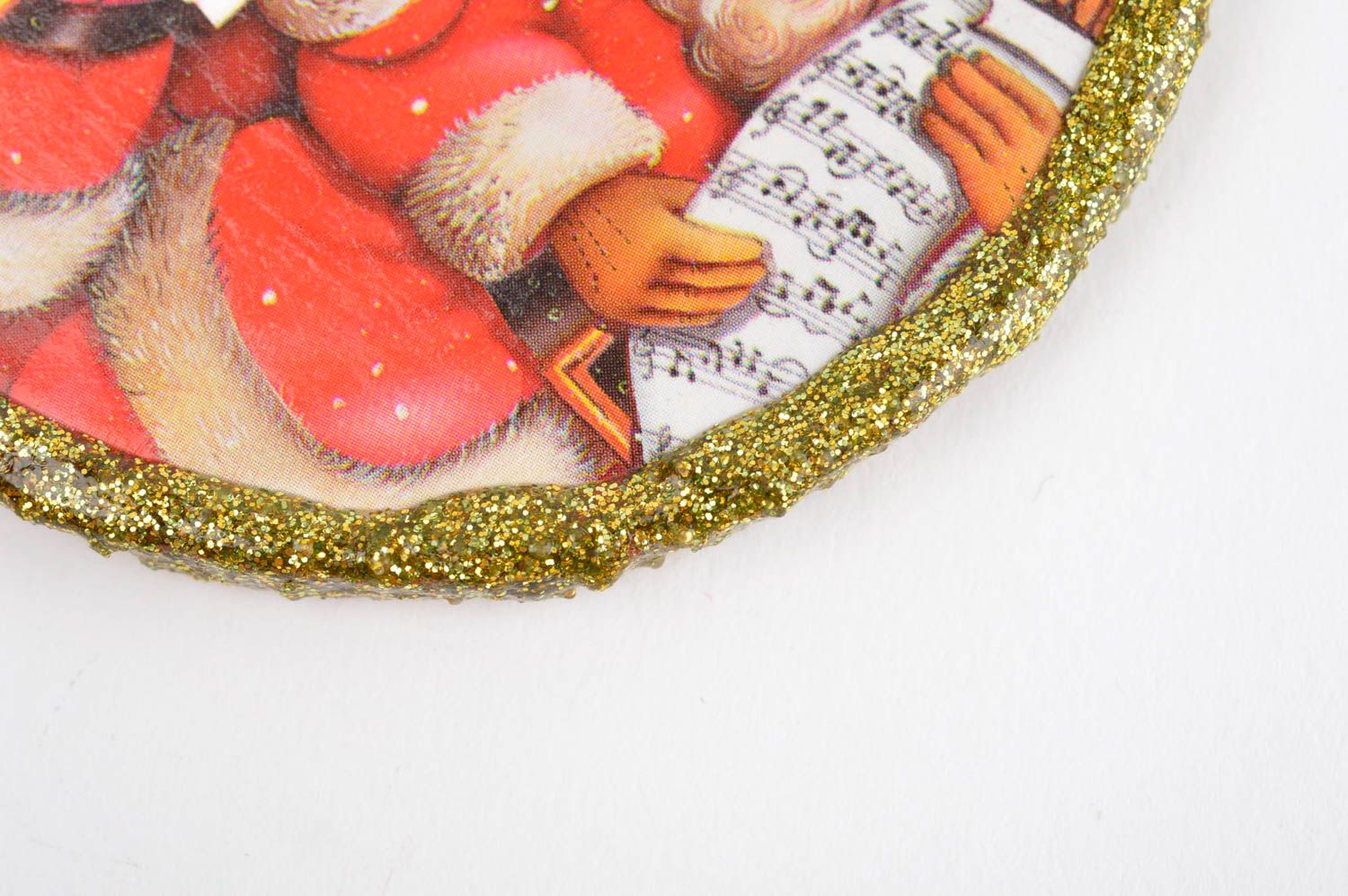 Handmade pendant for New Year tree unusual Christmas toy gift ideas decor ideas photo 3