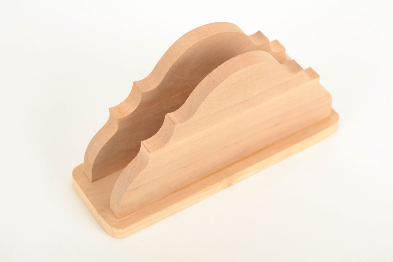 Handmade Serviettenhalter aus Holz foto 3