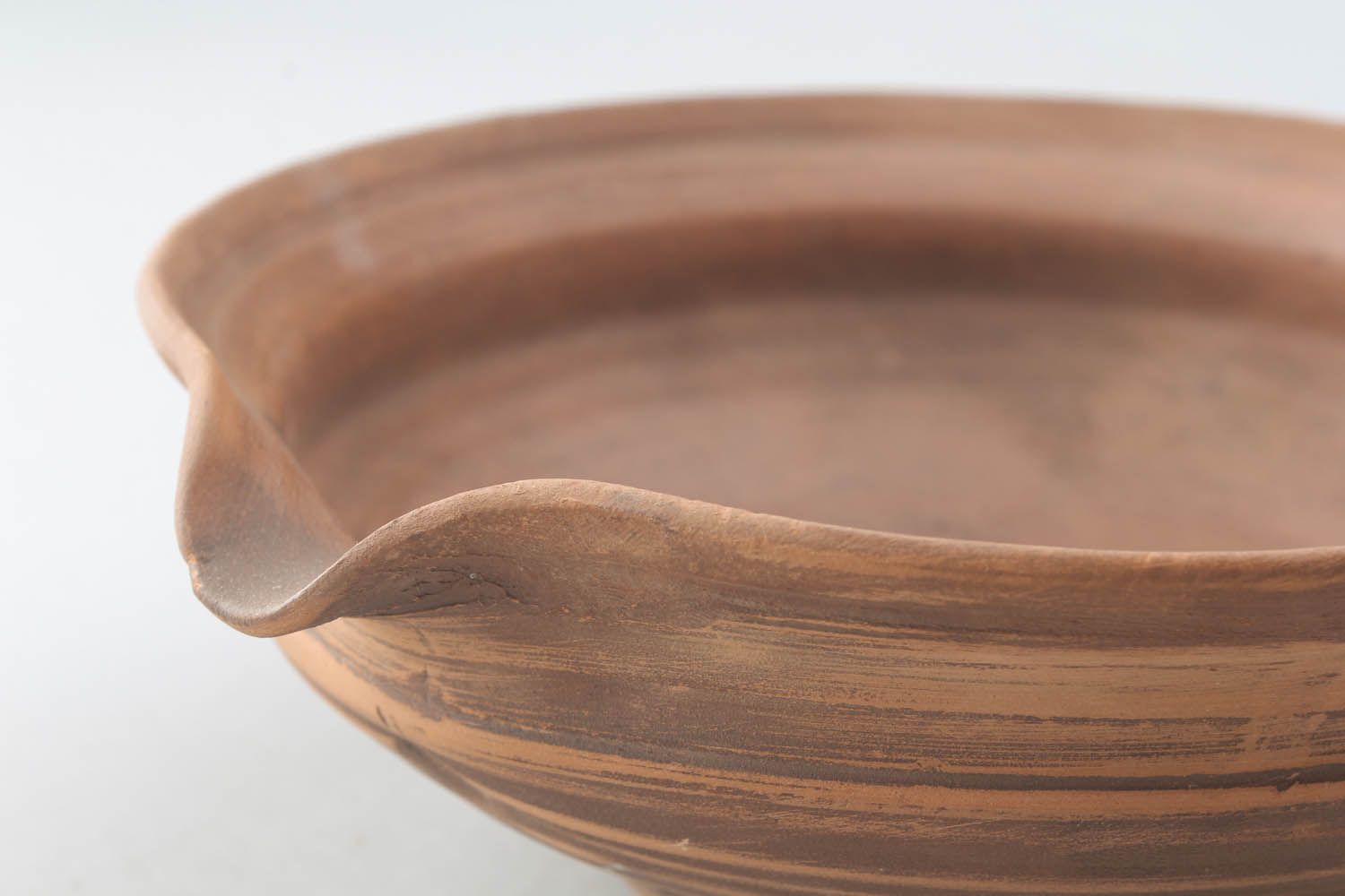 Handmade ceramic ladle photo 3